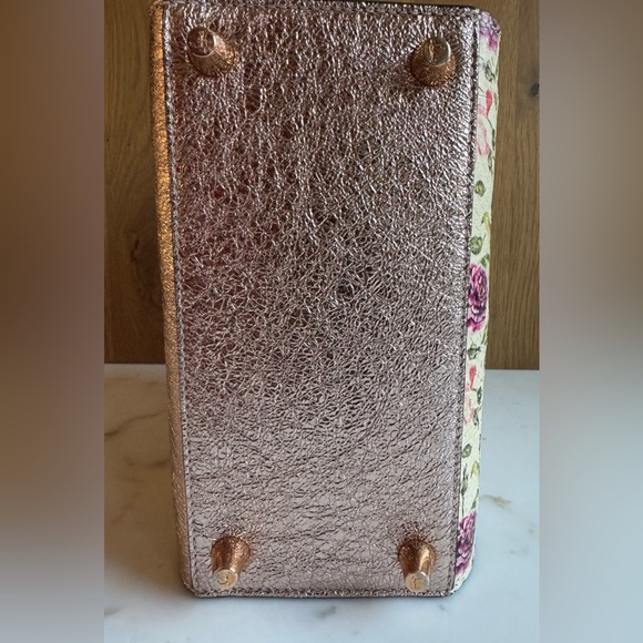 CHRISTIAN LOUBOUTIN - RARE! -  Paloma Watersnake Floral Studded Tote 9” no strap - Picture 6 of 15